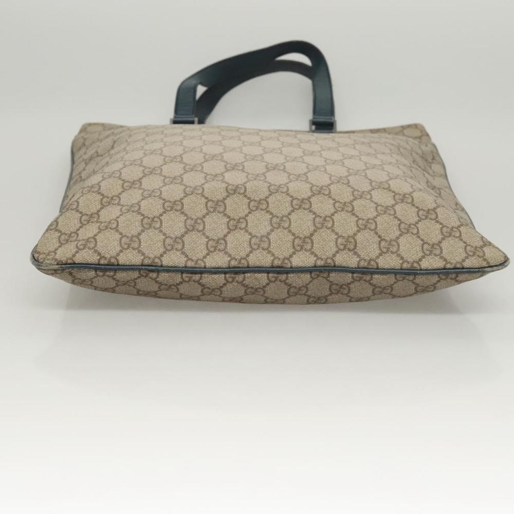 GUCCI GG Supreme Hand Bag PVC Beige Gold 131258 Auth 121977 - Picture 5 of 16